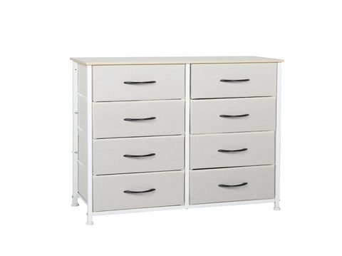 Levede Storage Cabinet Tower Chest Beige CH1049-CR_NZ