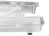 2PCS Soda Can Dispenser for Refrigerator 2 Layer Adjustable Auto Rolling Transparent Beverage Holder V1294-YM0901-3118230321911