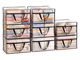 Artiss Blanket Storage Bags 8Pcs 40L PVC Box Clothes Doona Moving Organiser BLS-DIY-PVC01-TPX8