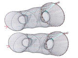 2PCS Collapsible Cast Net Fishing Net Lobster Shrimp Crab Trap Portable Folding Fishing Accessories V1294-YM0901-3111200154911
