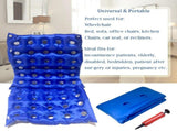 Bedridden Air Inflatable Seat Cushion with Full Back for Wheelchair, Anti-Bedsore Seat Pad for V1192-AZ-W-10978