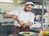 2-Pack Adjustable Polyester Cotton Aprons for Men with Pockets, Restaurant Aprons for Cooking and V1370-AZ4-16019
