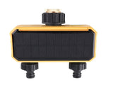 Solar Sprinkler Timer 2 Outlet Auto Timing Rain Delay Water Timer for Garden Yard Irrigation V1294-YM0901-3111250081411