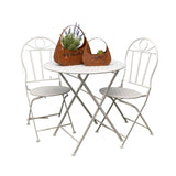 Riviera Round Table 2 Chairs Set 94cm V637-48113SET