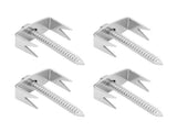 50PCS Fence Post Fasteners Stainless Steel Heavy Duty Reusable Fixing Screw Nails for Garden Wire V1294-YM0901-3111240252111