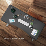 FORTIA Sit To Stand Up Standing Desk, 150x68cm, 72-118cm Electric Height Adjustable, Ergonomically V219-ADKASTFO5KSA