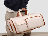 Convertible Travel Garment Bag Large Duffel Suit Carrier with Shoe Compartment & Hidden Backpack V888-ELOSUNG41505