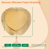 Foam Dressing 7 x 7 Waterproof Sacral Wound Dressing High Absorbent Pads Breathable Decubitus V1370-AZ4-17861