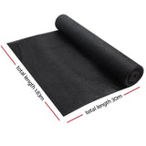 Instahut 90% Shade Cloth 1.83x30m Shadecloth Sail Heavy Duty Black SH-CL-183X300-195-BK