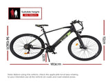 Everfit 27.5 Inch Electric Bike Mountain Bicycle eBike Battery 21 Speed EBIKE-C-275IN-ALU-BK