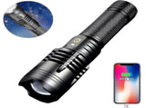 Bright Handheld Flashlight Portable Outdoor Torch High Lumen LED Flashlight V1263-JX-4317