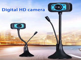 Security, Upgrade LED HD Webcam Desktop Computer PC Video Usb with Microphone Night Vision V1192-AZ-W-29557