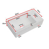 Small Compact Bathroom Cloakroom Hand Wash Basin Sink Ceramic Wall Hung V63-952321