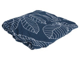 Blue Leaves Soft Elastic Sofa Cover Washable Sofa Slipcover Furniture Protector for Home2 Seater V1294-YM0721-3117210017412