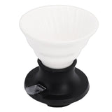 Pour Over Coffee Dripper Ceramic Heat Proof Immersion Cone Coffee Maker Dripper Filter Holder for V1294-YM0901-3118250193512