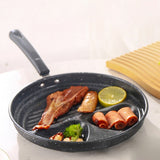 Nonstick Egg Frying Pan, 2-Egg Cavity & Griddle Design, Cup Griddle with Heat-Resistant Handle, V1366-AZ2-W-20824