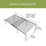 1Pcs Iron Spice Shelf for Cabinet with Adjustable Feature 11.6X9.4X5.3In V1192-AZ-W-29177