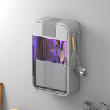 Wall Mounted UV Chopsticks Cage Multifunction Chopstick Draining Cleaning Holder Hot Air Drying V1294-YM0626-3118230013712