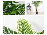 SOGA 145cm Green Artificial Indoor Swallowtail Sunflower Tree Fake Plant Simulation Decorative APLANTFH14510