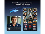 AI Translation Earbuds Real Time, 144 Language Translator Earbuds with 80 Hours Battery & Charging V1366-AZ2-W-10719