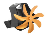 Wood Fan Pipe Fireplace Fan 7 Blades Fan On Chimney Silent Motors Heat Powered Wood V1294-YM0706-3114230124312