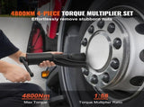 Torque Heavy Duty Torque Multiplier Wrench Set, 1 Inch Drive Lug Nut Wrench Torque V952-NJZBTTBSSYS15EO9WV0