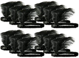 12x 1920s FLAPPER HEADBAND Headpiece Feather Sequin Charleston Gatsby Party BULK - Black V563-BR-12FLAPPERHDBND-BLK