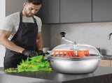Bud Leaf Bowl Trimmer, 490 mm Manual Bud Trimmer, with Sharp Stainless Steel Blades, Visual Cutting, V952-SDKSCJ19YCSDLYB2M001V0