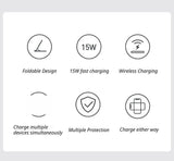 Pink 3-in-1 Wireless Charger V1221-XM-WXCDQ-03