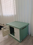 YES4PETS Medium Plastic Pet Dog Puppy Cat House Kennel Green V278-AT2005-GREEN-PET-HOUSE