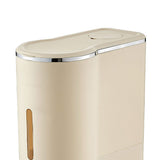 Rice Storage Box Large Capacity Perfect Sealing Moisture Resistant Press Type Kitchen Rice Dispenser V1294-YM0901-3118240036311