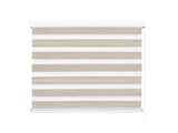 Marlow Blackout Zebra Roller Blind Curtains 180x210 Beige CD1015-180X210-WH_NZ
