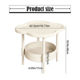 Clearance 2 Tier Side Table, End Table Side Table Waterproof Small Sofa Coffee, Side Tables Bedroom V1370-AZ4-24392