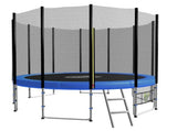 Kahuna Blizzard 10 ft Trampoline Outdoor Round Jumper Bouncer Pad Net Mat TRA-BLZ-10-BU