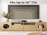 Artiss 185CM TV Unit with Cat House Storage Cabinet Pine FURNI-N-TV180-CAT-WD-AB