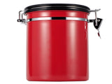 Stainless Steel Sealed Tank MoistureProof Coffee Bean Tea Storage Pot with Air Evacuation Valve V1294-YM0901-3118200183914