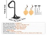 Hot Tub Handrail, 360 Rotatable Spa Side Handrail with 35"-57" Adjustable Height, Rust-proof V952-RSYGFS57INCHO7V0BV0