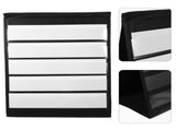 Tabletop Tent Pocket Chart Black Oxford Cloth for Storage and Teaching V1370-AZ4-08900