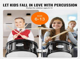 Kids Drum Set, 5-Piece, 406.4 mm Beginner Full Drum Set with Bass Toms Snare Floor Drum Adjustable V952-WJTJZG5JT16HCA94HV0