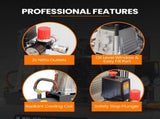 Unimac 100L 2.6kW Industrial Air Compressor, 370L/min 116PSI, Brushless Motor, Long Service Life, V219-TOLACMUM10BA