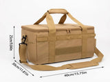 Multi-Functional Camping Gear Organizer, Multi-Compartment Foldable, Portable Miscellaneous Storage, V1385-LYSLD-WU-1007-004