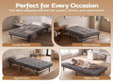 Giselle Single Folding Bed with Mattress Metal Frame Guest Bed 15cm Foam Foldable FOAM-MFM-BF-CDF-S