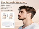Rechargeable Behind-the-Ear Hearing Aids with Charging Case Compact Sound Amplifier for Adults & V1107-CS-BCFS605