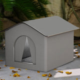 1 Pack Waterproof Insulated Outdoor Cat House for Homeless Cats and Small Animals, 42 x 42 x 42cm, V1188-MS-325-0051