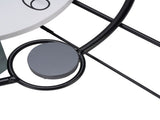 Modern Simple Wall Clock Iron Art Silent Movement Decorative Wall Clock Black White V1294-YM0901-3115250011011