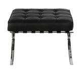 Black Barcelona Ottoman - Classic Version - Replica V1041-JMC-1086BLACK