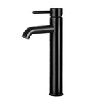 Cefito Bathroom Basin Mixer Tap Round Tall Faucet Vanity Laundry Black TAP-A-81H14-BK