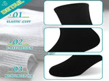 Holzlrgus Kids Athletic Crew Socks Boys Girls Cotton School Uniform Casual Basic Socks 6 Pairs 6 - 8 V1189-WXFWAL-20260319-01251