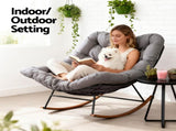 Gardeon Outdoor Rocking Chair Furniture Papasan Recliner Garden Patio Lounge Setting ODF-ROCK-ST-GE