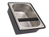 Coffee Knock Box Rubber Coffee Box with Removable Stainless Steel Ground Container for Cafe Bar L V1294-YM0703-3118230088812